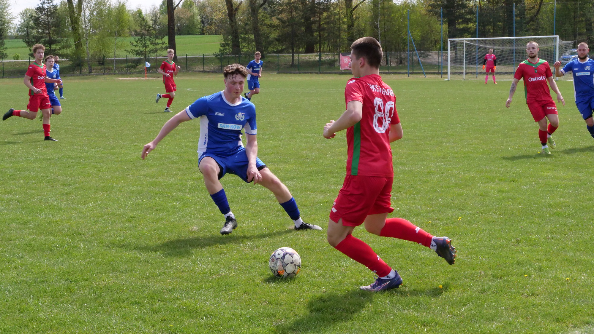 Sęp - MKS Małkinia: wygrana 5:3 po ciekawym widowisku i gonieniu wyniku w pierwszej połowie