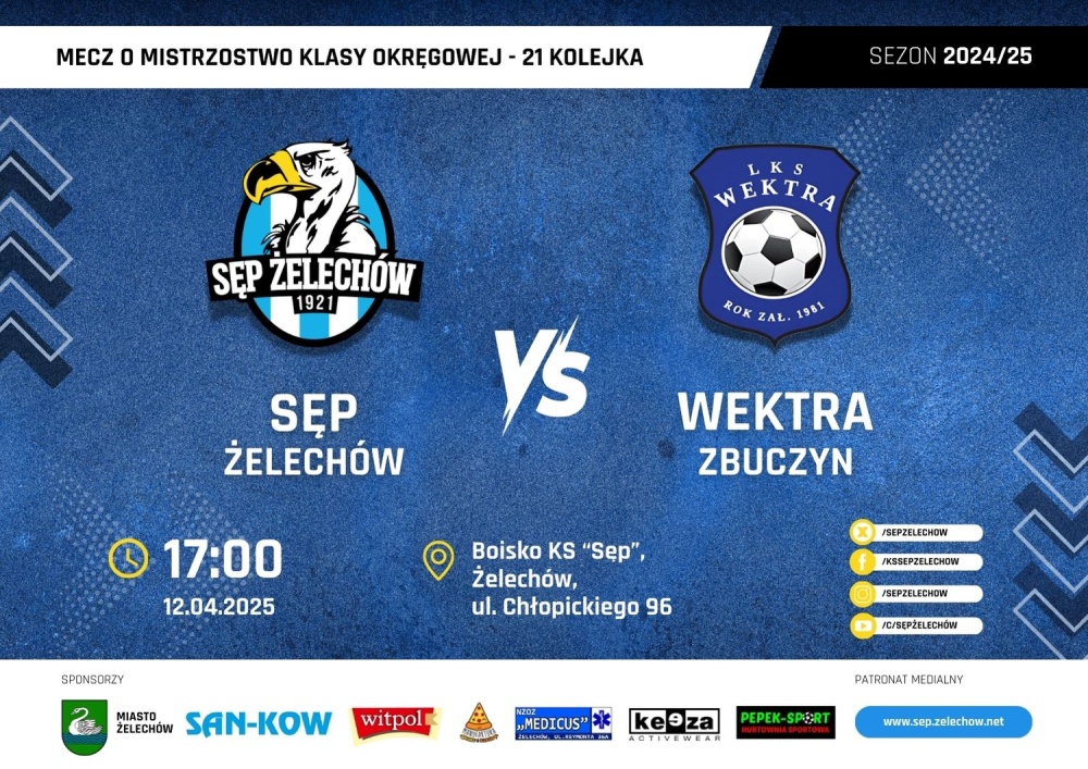 Sęp - Wektra Zbuczyn 2025-04-12