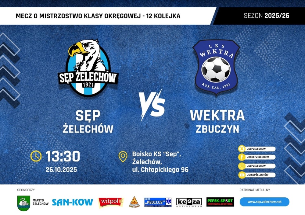 Sęp - Wektra Zbuczyn 2025-10-26