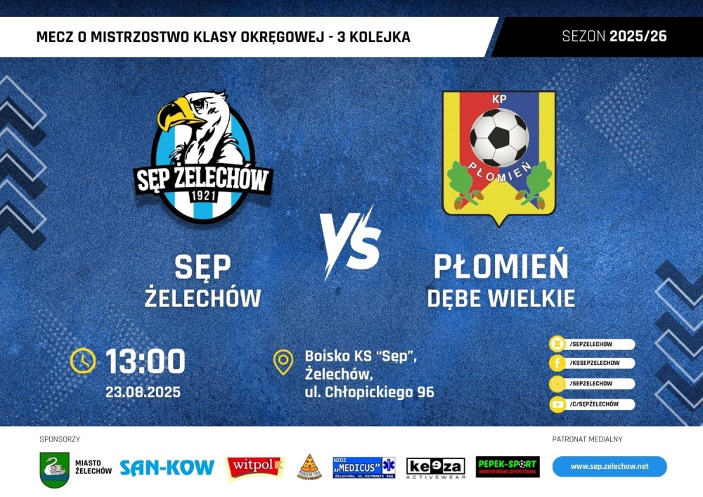 Sęp - Płomień Dębe Wielkie 2025-08-23